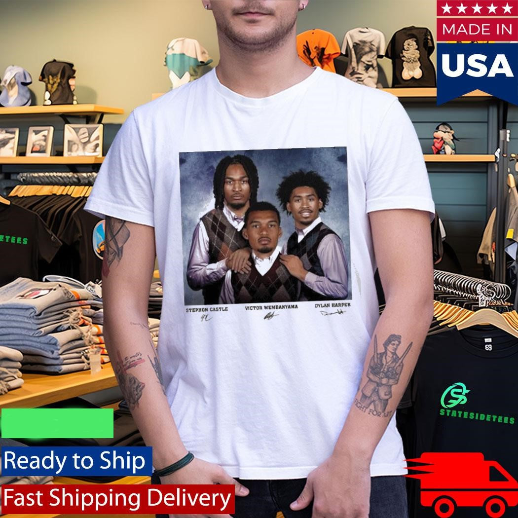 2026 Victor Wembanyama Dylan Harper Stephon Castle Step Brothers Shirt