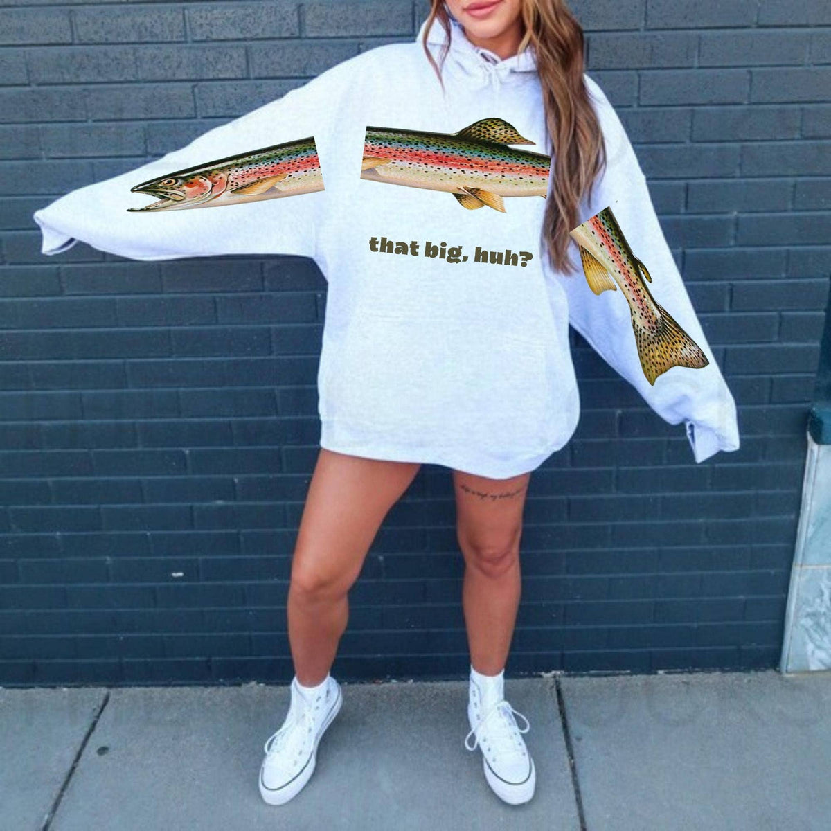 Fishing Measurement & Funny Hooded Unisex , , , Long Sleeve Tee