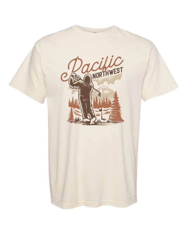 Fairway Sasquatch Heavyweight Ivory Unisex , , , Long Sleeve Tee