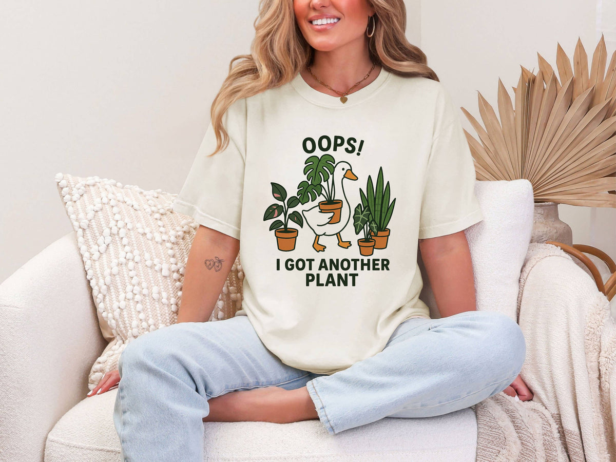 Silly Goose Plant Shirt Oops I Got Another Plant Funny Shirt Unisex , , , Long Sleeve Tee