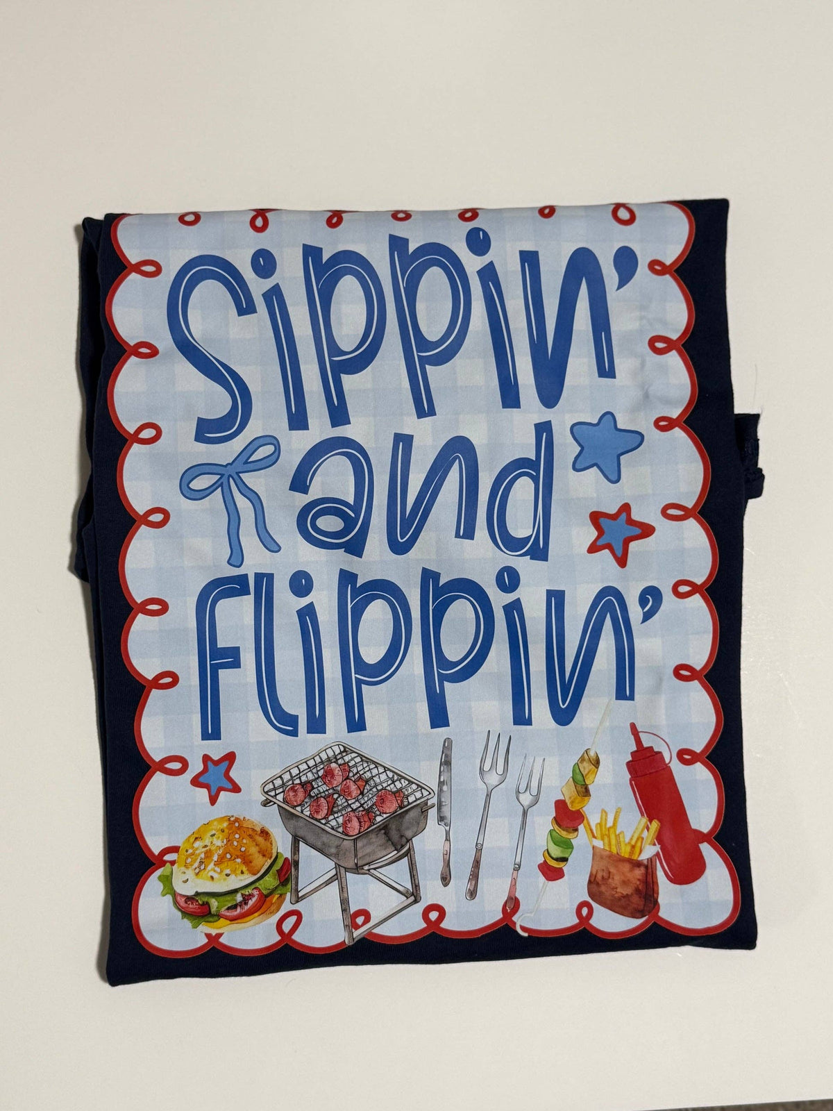 Sippin and Flippin Unisex , , , Long Sleeve Tee