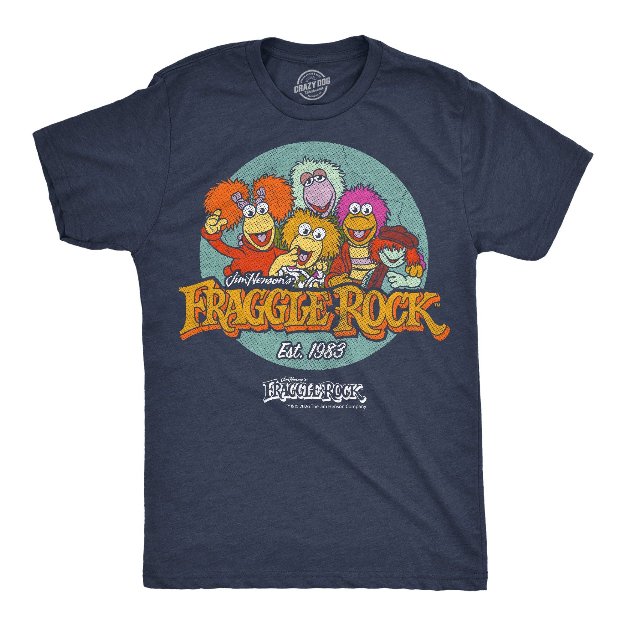 Fraggle Rock Logo Men's T Shirt Unisex , , , Long Sleeve Tee