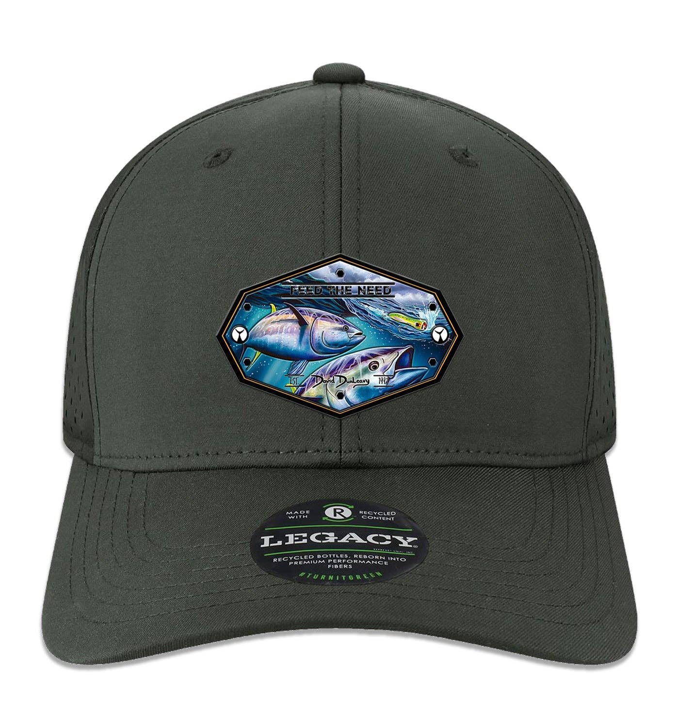 Bluefin Tuna Performance Black Hat Unisex , , , Long Sleeve Tee