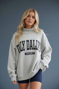 IT2594-DILLYDALLYIN | Printed Reversible Unisex , , , Long Sleeve Tee