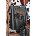 Explore Outdoor Buffalo Graphic Oversized Tee Unisex , , , Long Sleeve Tee
