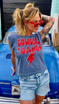 Cowgirl Gang Boxy Midriff Muscle Top Unisex , , , Long Sleeve Tee