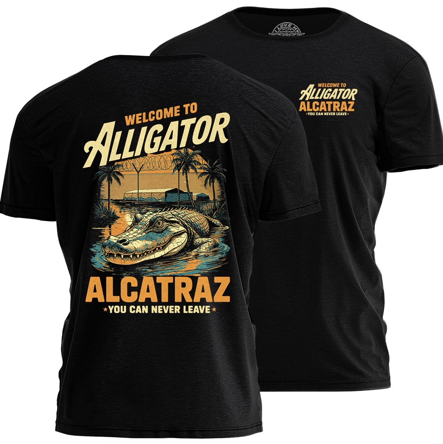 Alligator Alcatraz - Never Leave Tee - 3963 Unisex , , , Long Sleeve Tee