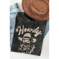 Howdy Cowgirl - Mineral Wash T Shirt Unisex , , , Long Sleeve Tee