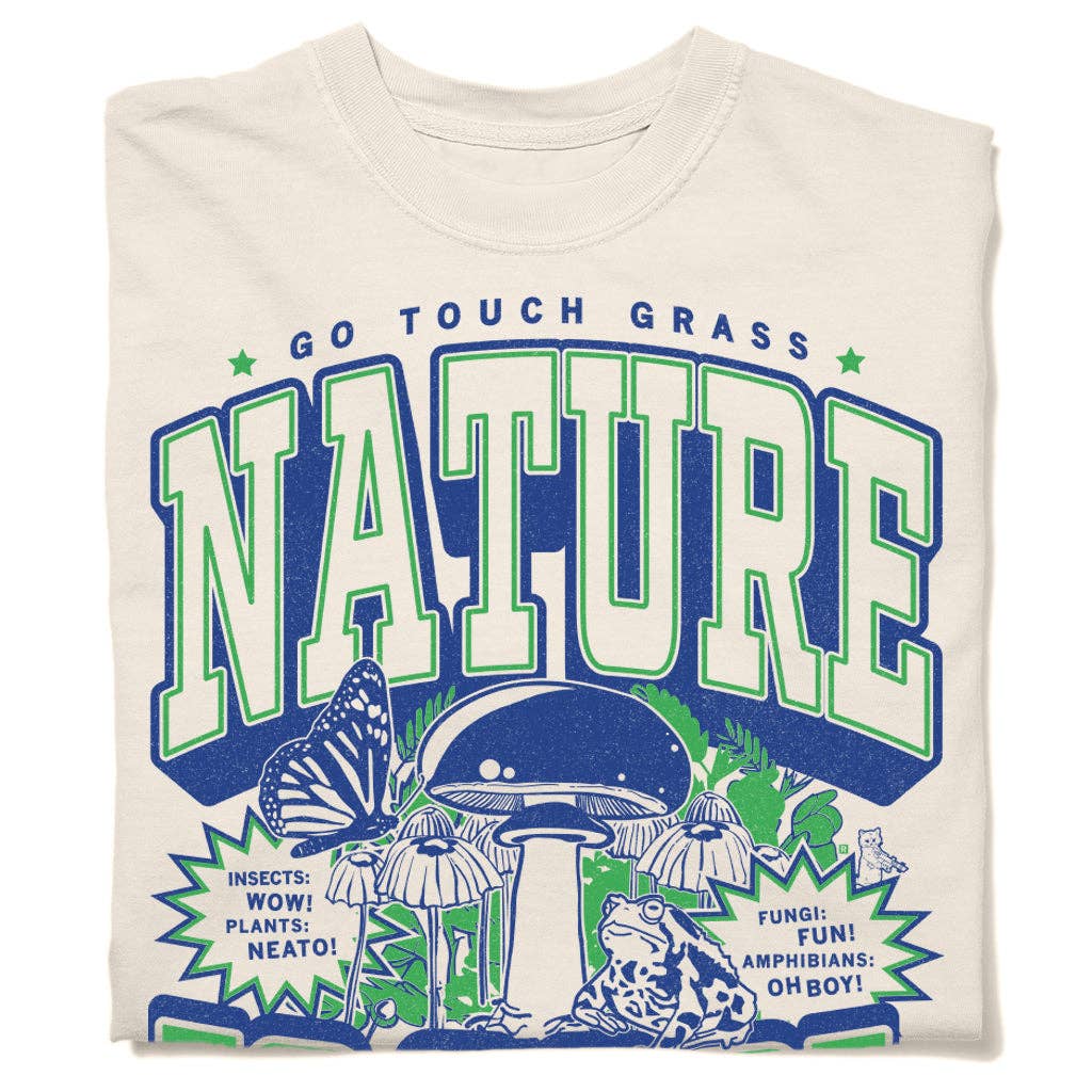 Nature Is Cool Max Collegiate Heavyweight Unisex , , , Long Sleeve Tee