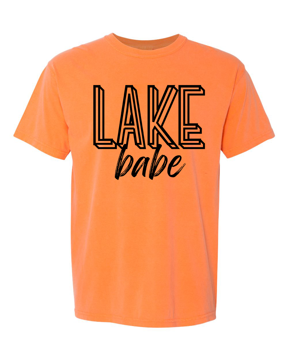 Lake Babe Printed Tee, Melon