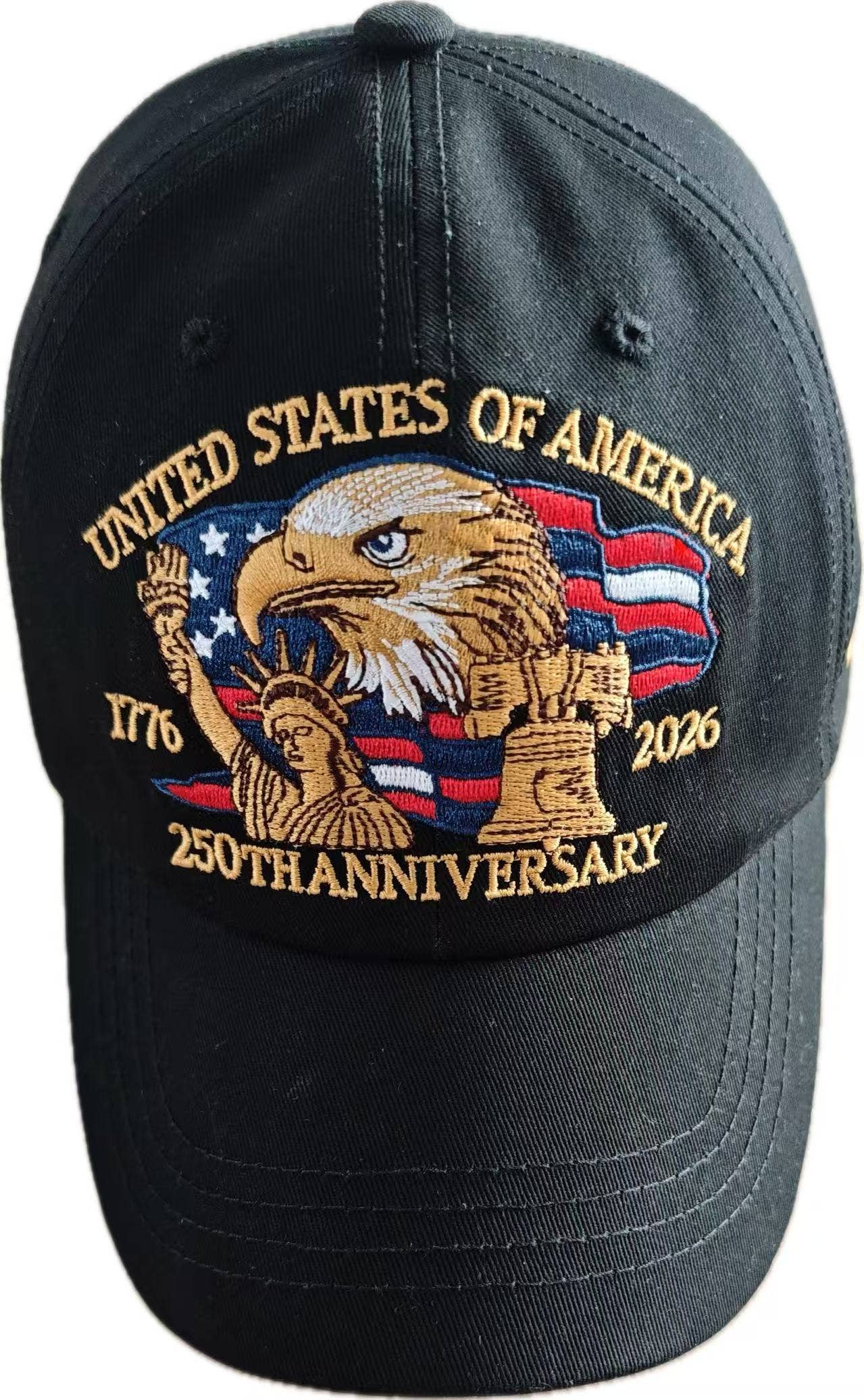 United States - 250th Anniversary Black Hat - 4476 Unisex , , , Long Sleeve Tee