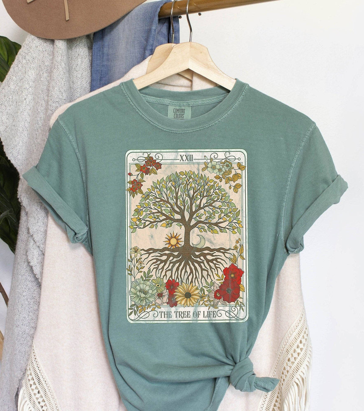 Tree of Life Celestial Unisex , , , Long Sleeve Tee