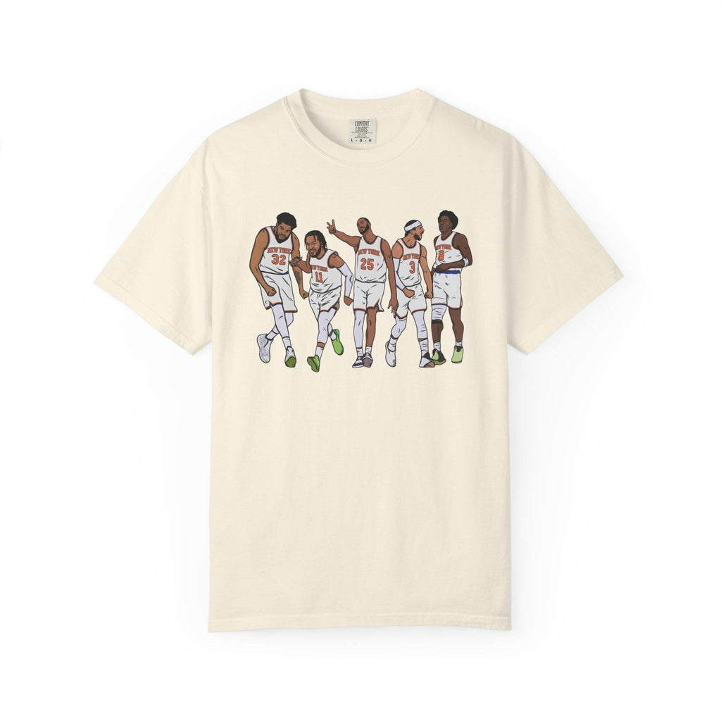 Knicks Team Jalen Brunson Kat Mikal Bridges Josh Hart Og Comfort Colors