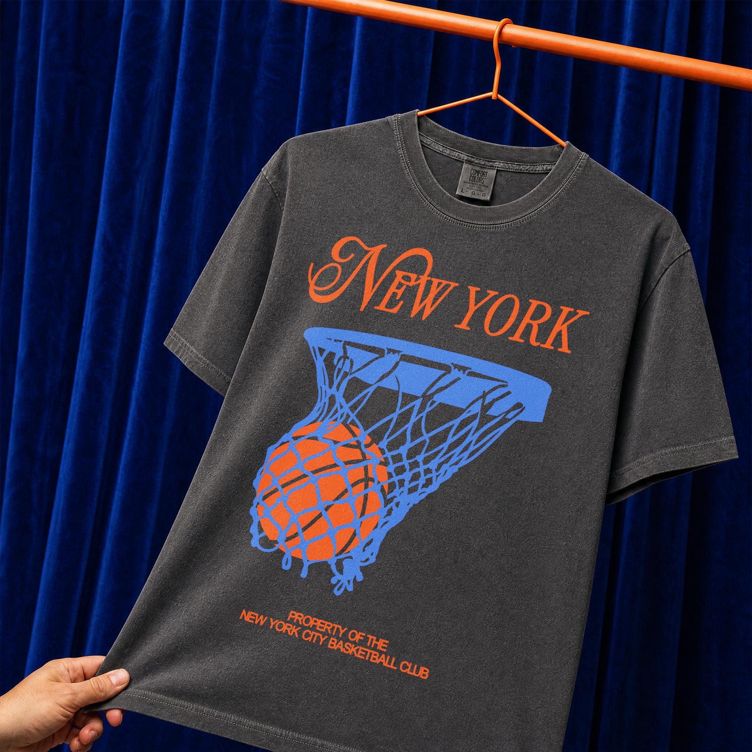 York Basketball Retro Ny Bball Streetwear Unisex