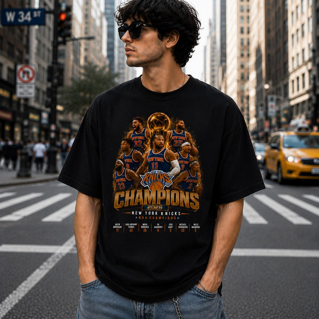 York Knicks 2026 Champions 2026 Hoops Fan Tee Unisex