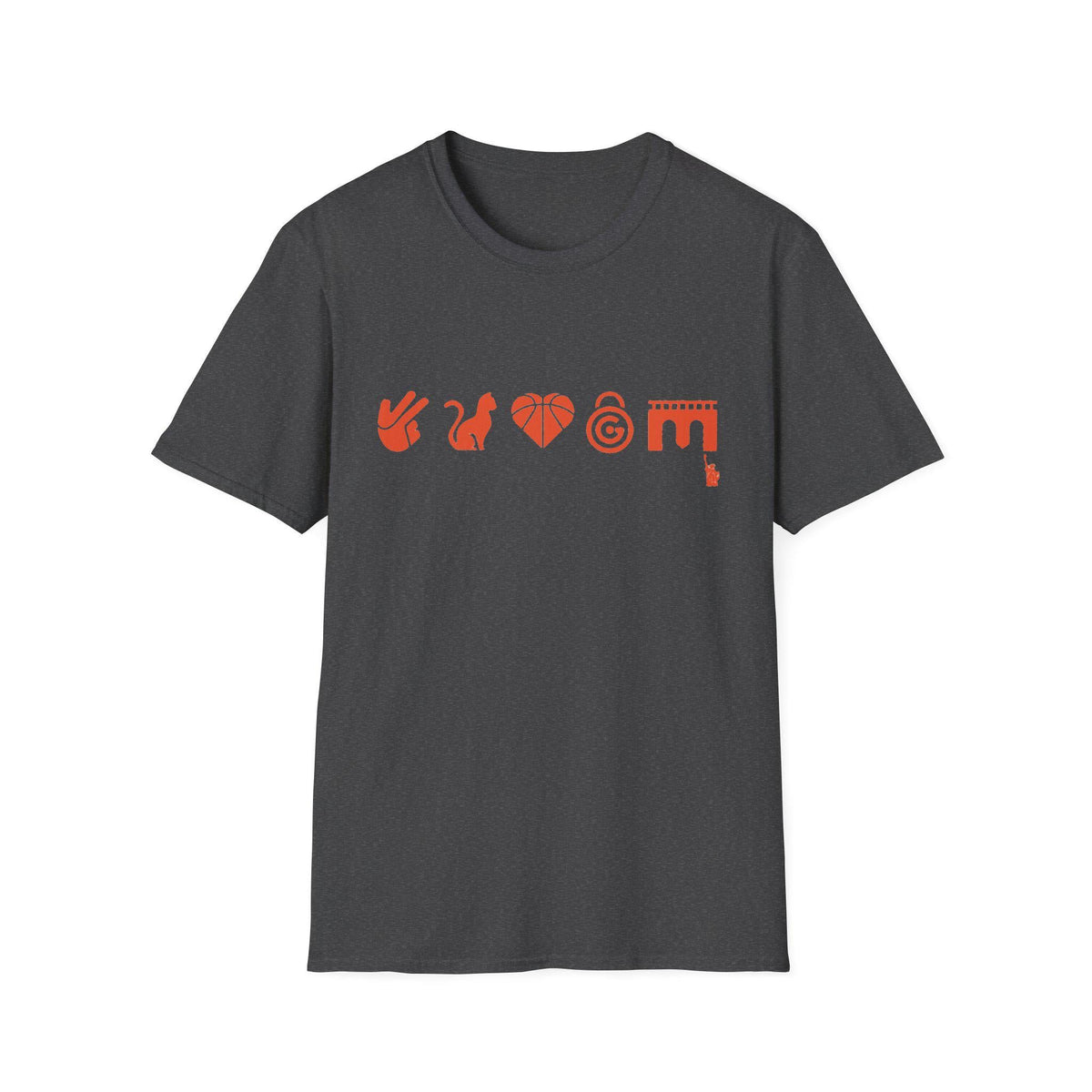Knicks Starting Five Emojis Team Tee Black Blue Gray White York Brunson Og Kat Hart
