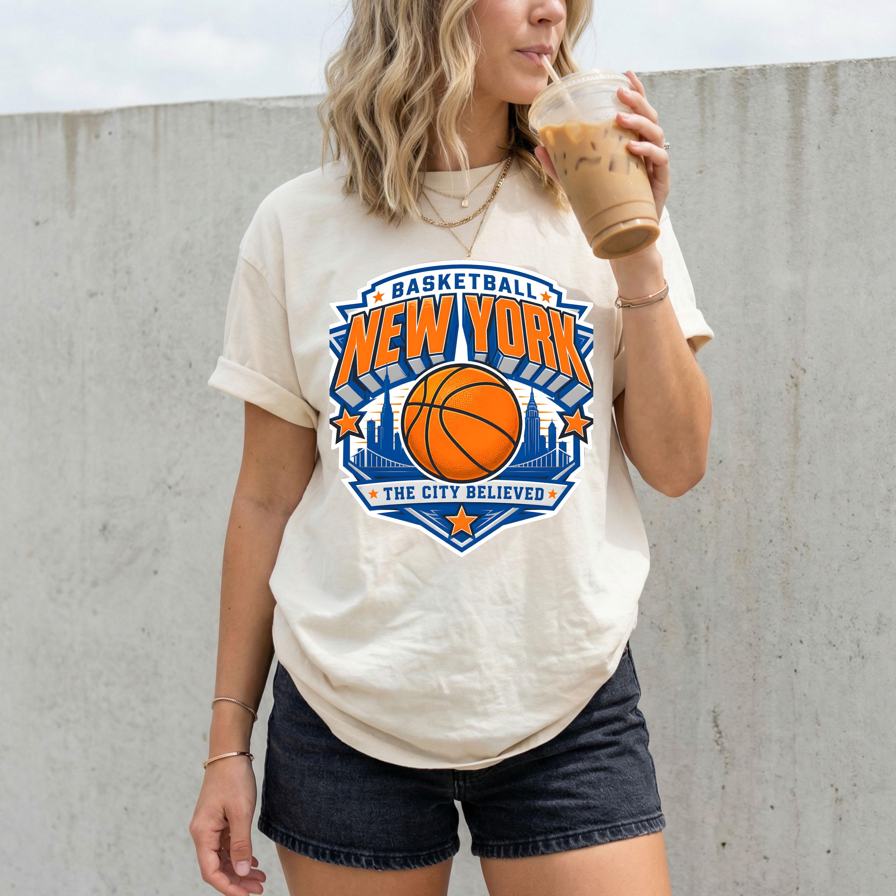 York Basketball 2026 Champs Inspired Tee Nyc Hoops Retro Streetwear Sports Tee City Basketball