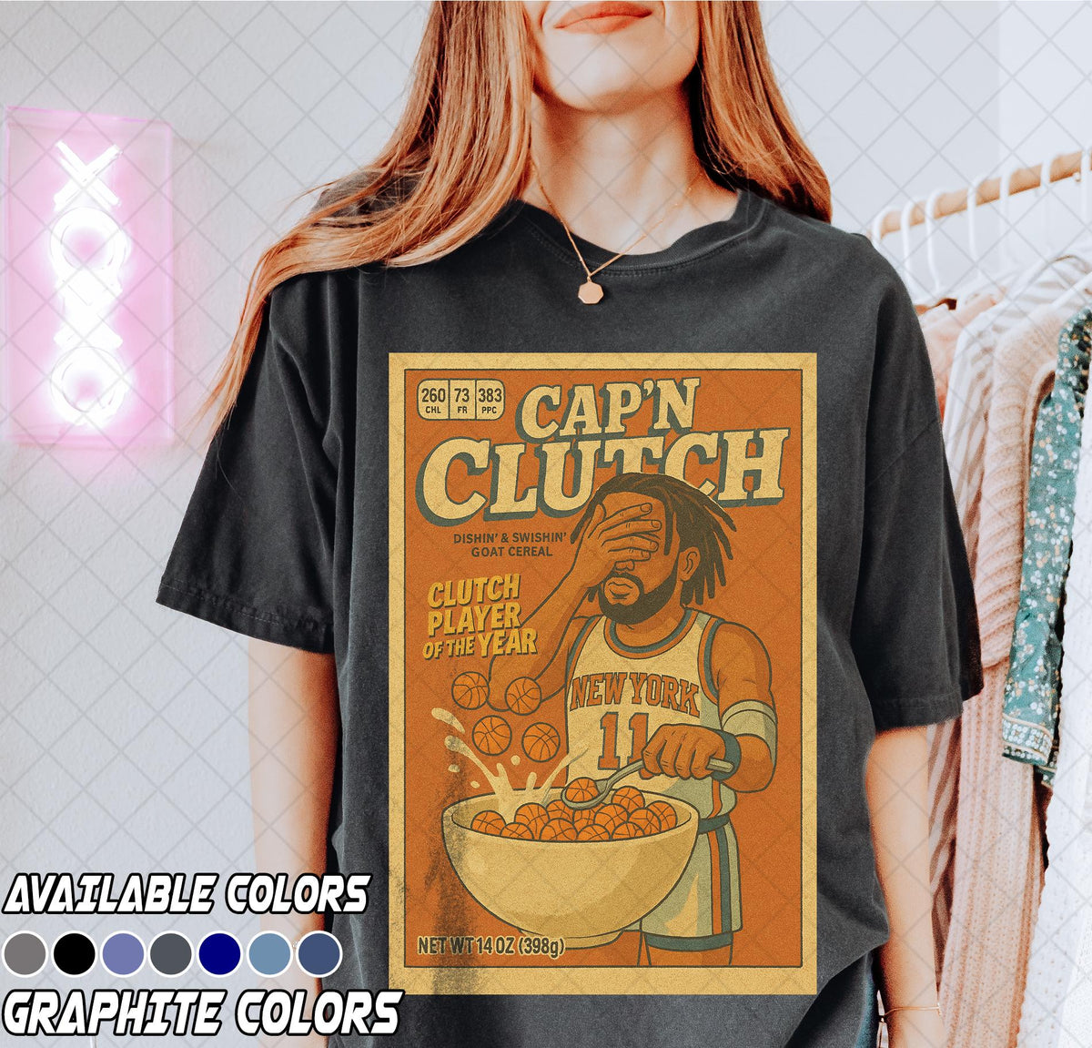Comfort Colors Limited Captain Clutch Jalen Brunson Knicks Man