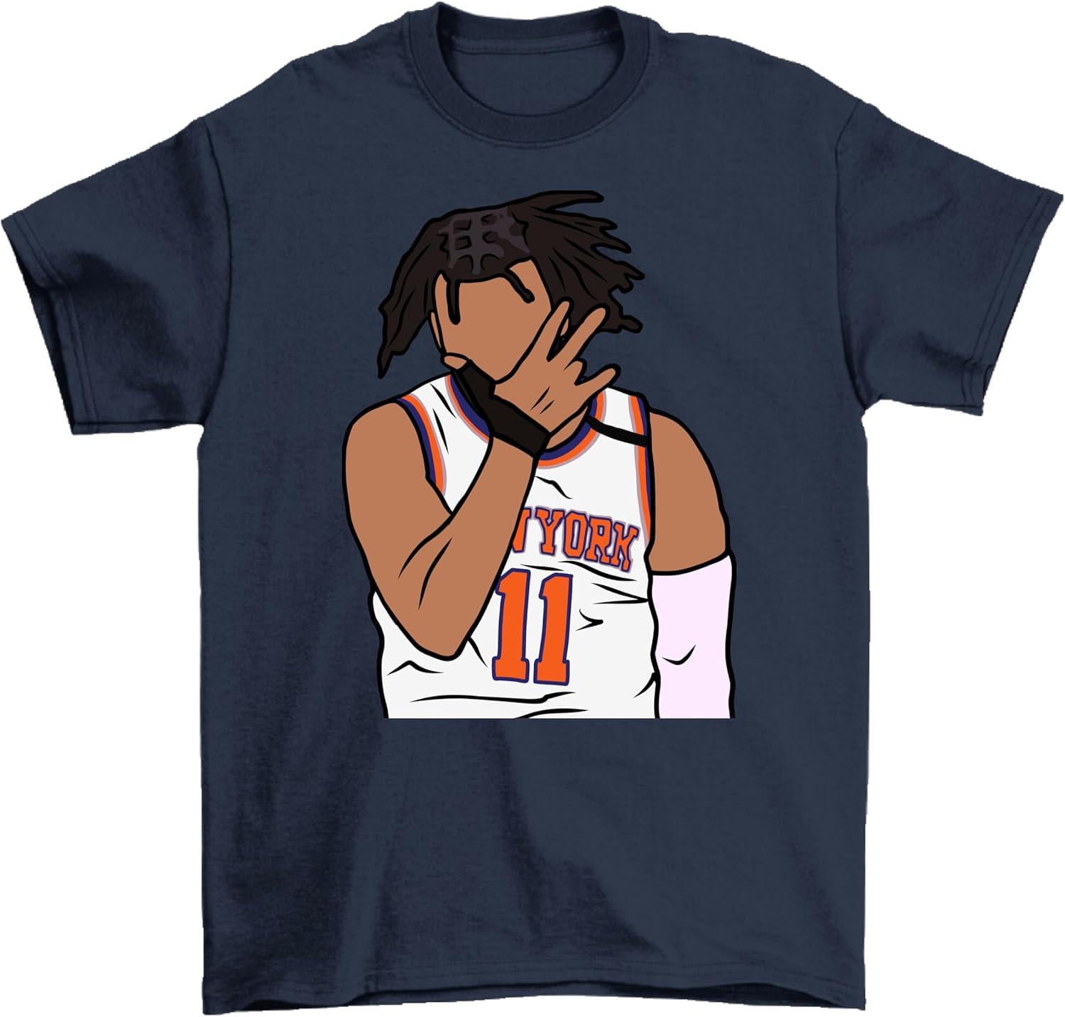 Jalen Brunson Point Celebration Retro Ny Basketball Unisex