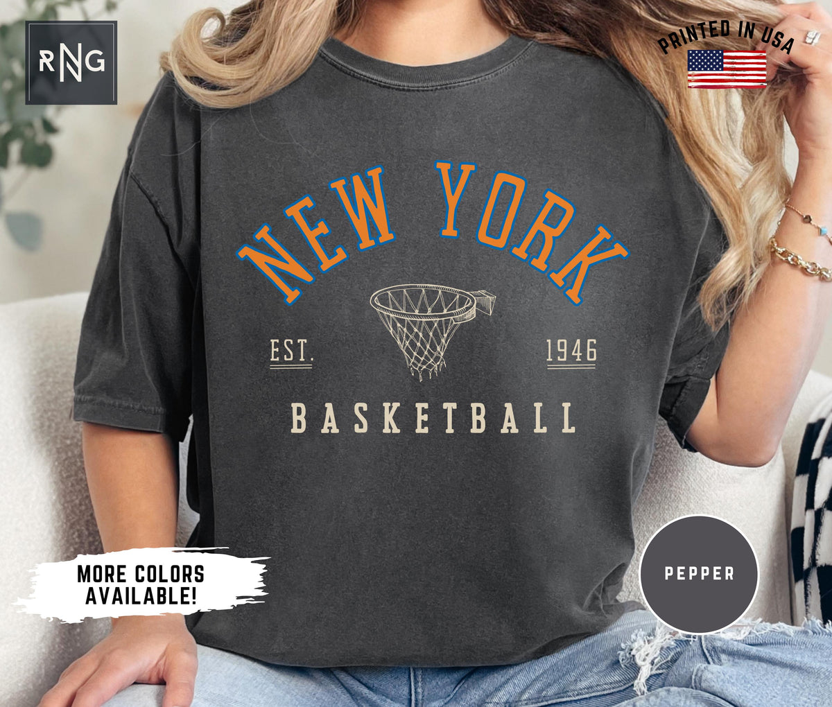 York Basketball Retro Knick Basketball York Basketball York Sports Retro Knick Fan