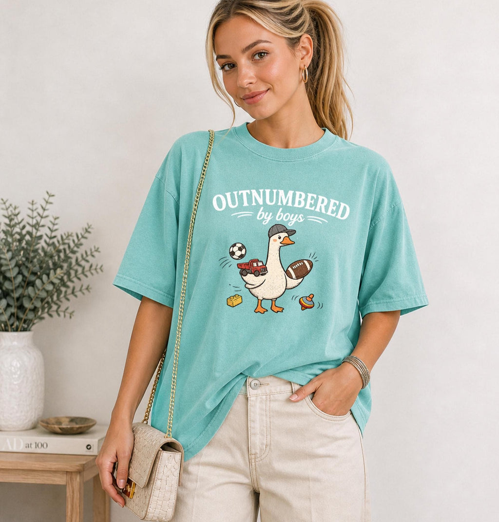 Comfort Colors Boy Mom Mothers Day Mother Goose Boy Mama Boy Mom Mom Tee