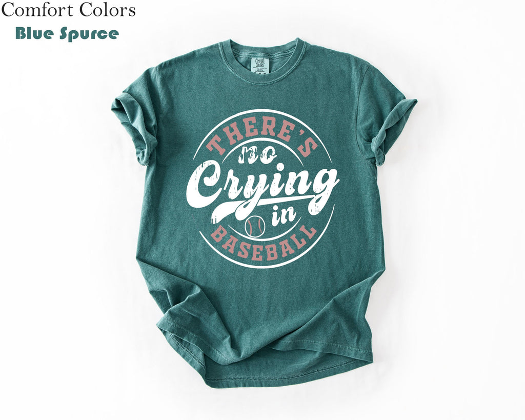 Comfort Colors Baseball Crying Baseball Baseball Game Day Baseball Mom Baseball Tee