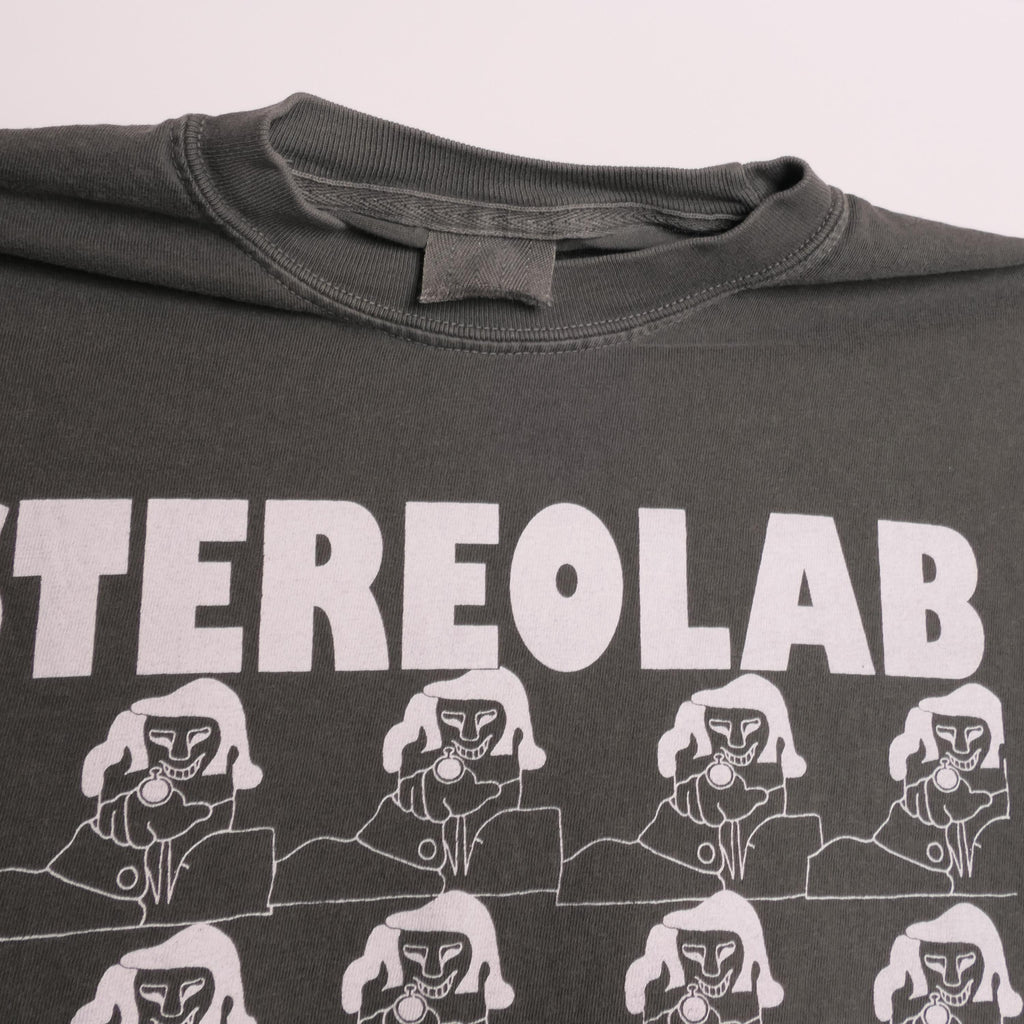 Stereolab French Disko Tee Peng Cliff Super 45 French Paris France Electronic Art Music Pop Band Tour Heavyweight Faded Med