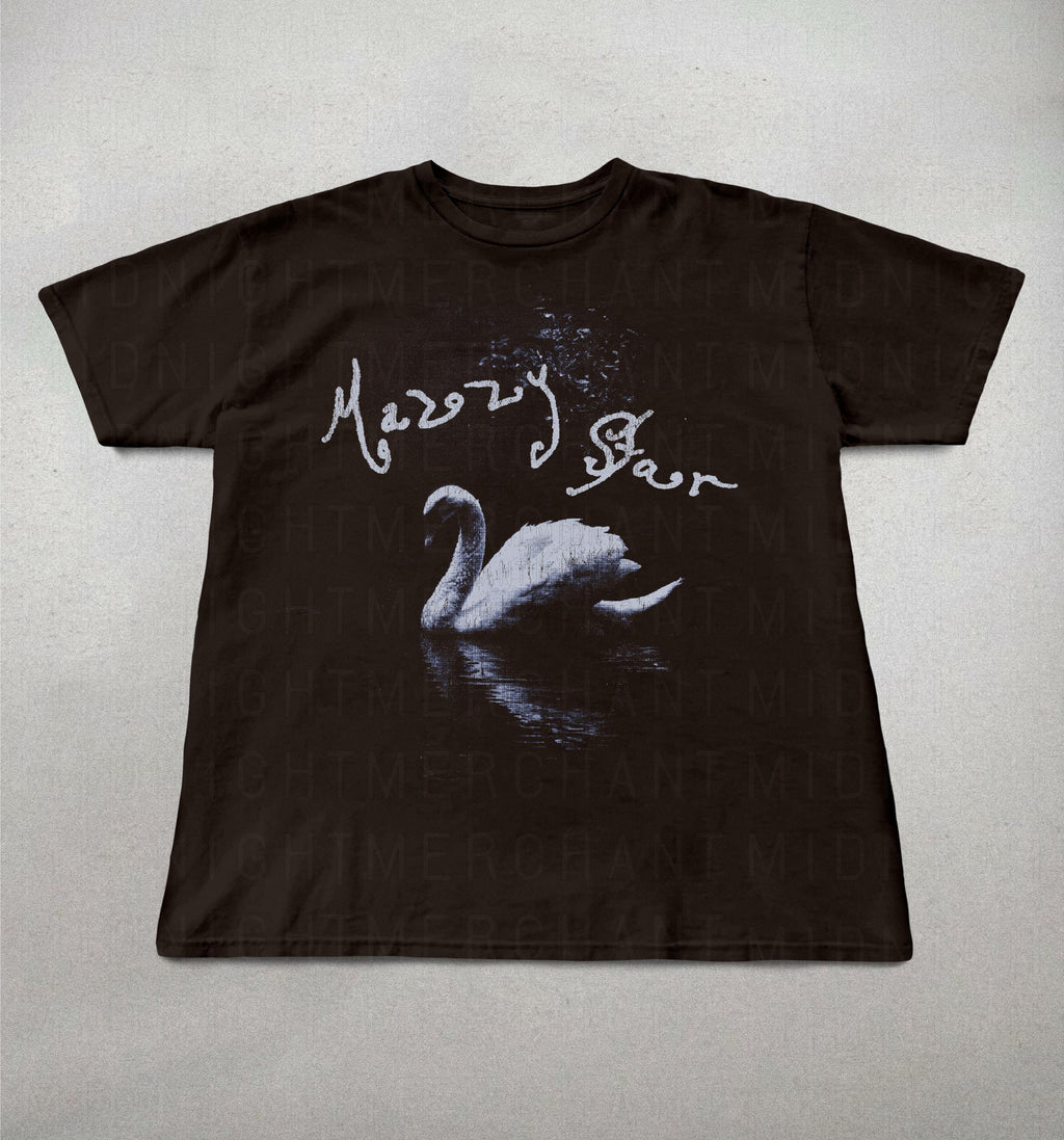 Mazzy Star Swan 90s Band Tees Among Swan Mazzy Star Alt Band Tee Band