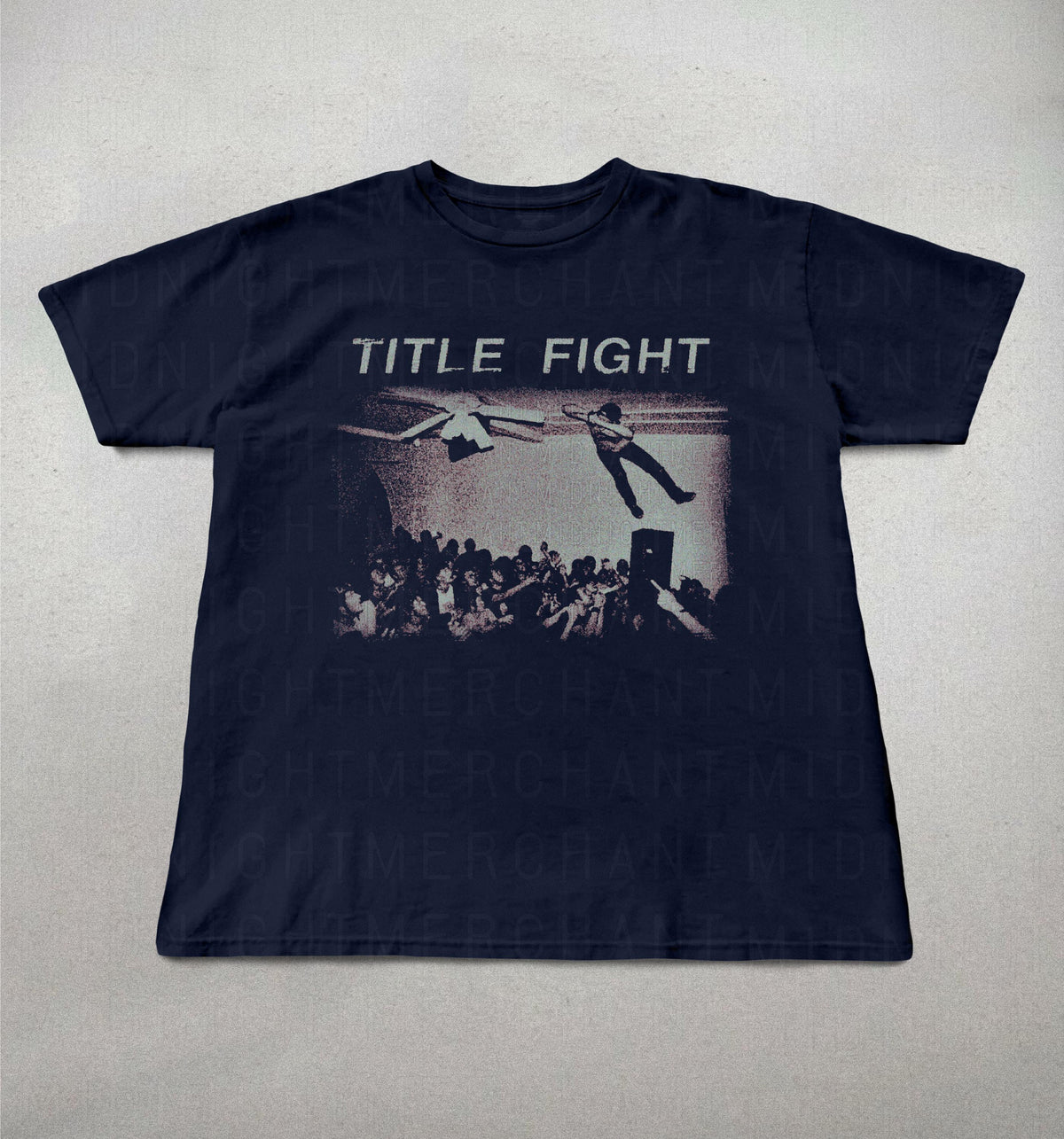 Title Fight Ceiling Fan Shoegaze Band Tees Gothic Grunge Retro Indie Band Tees