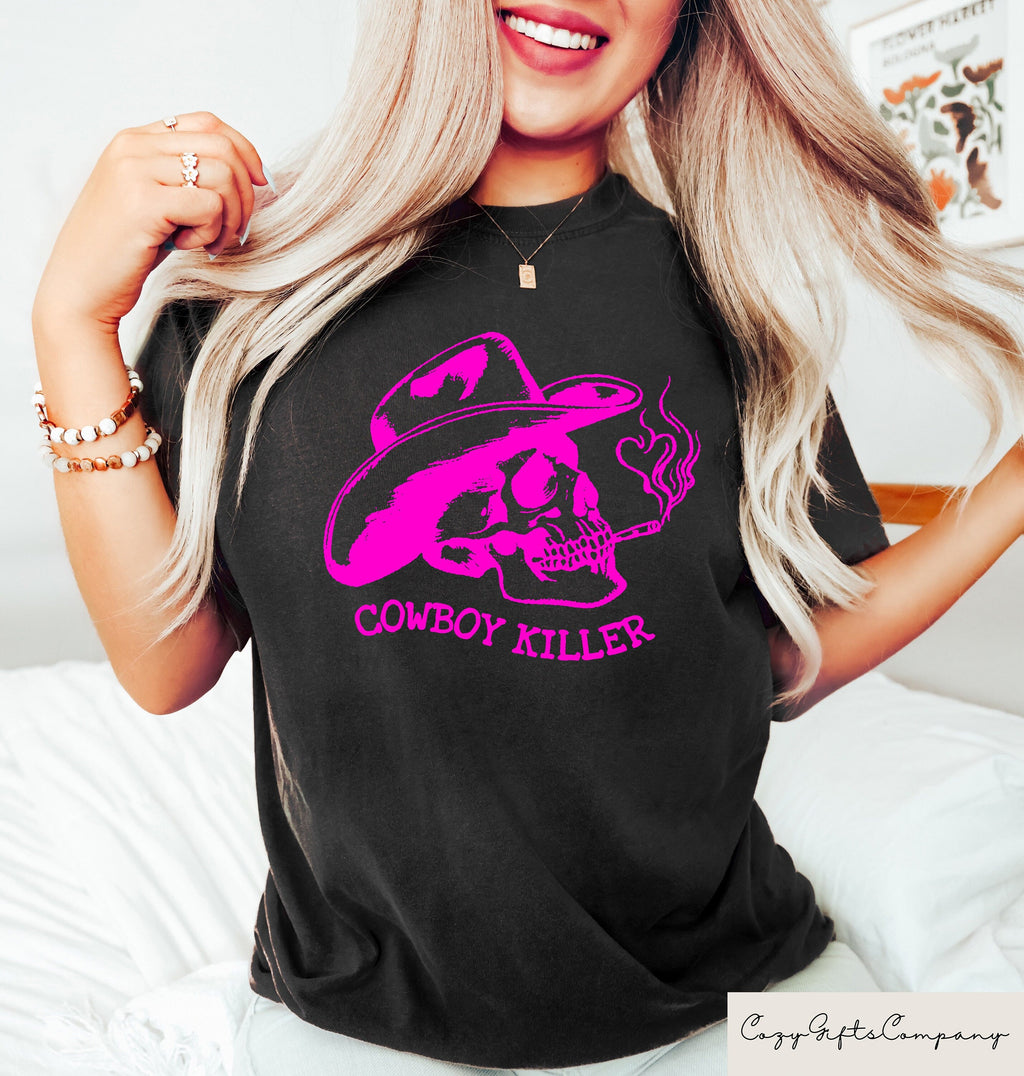 Cowboy Killer Rodeo Western Oversized Groovy Comfor Country Concer Western