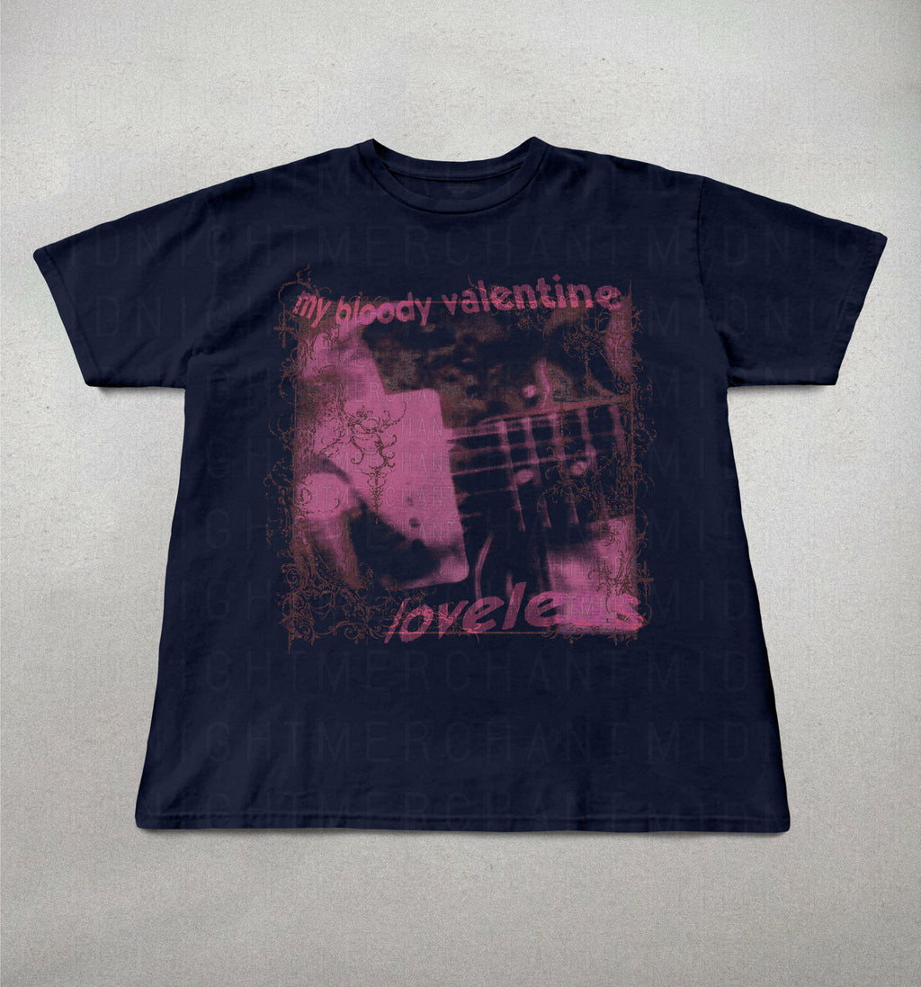 Bloody Valentine Loveless 90s Shoegaze Band Tee 90s Retro Y2k Loveless Tee