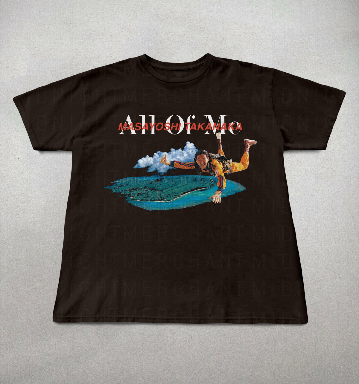 Masayoshi Takanaka Album Tee Japanese Jazz Fusion Rock Japanese Summer Takanaka Tee