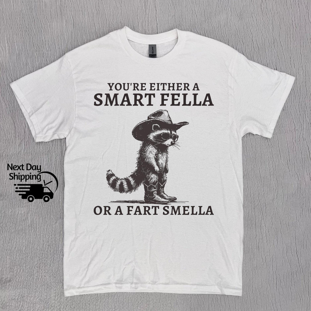 Retro Smart Fella Raccoon 90s Raccoon Vintage Vintage 90s Washed Vintage Distressed