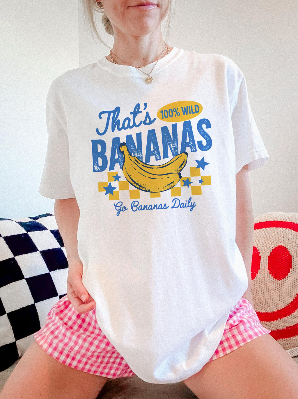 Thats Bananas Summer Fruit Food Pun Retro Banana Summer Comfort Colors