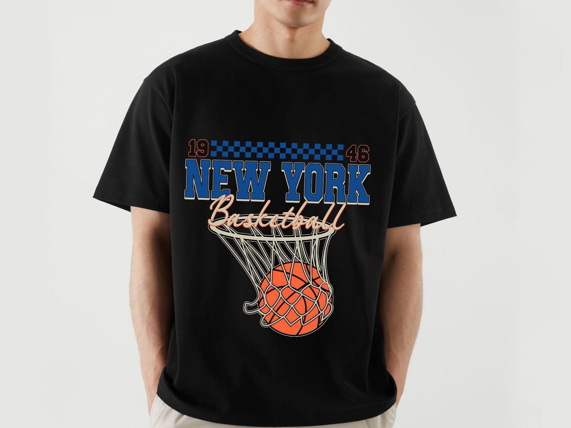 York Basketball 2026 Champions Retro Ny Finals Bound Tee York Basketball Game Day Ny Fan
