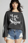 302815 - 930 Let It Snow Bell Sleeve Ls Graphic Tee