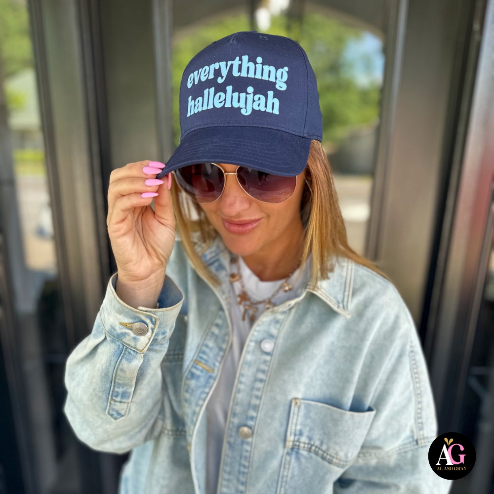 Everything Hallelujah Hat Unisex , , , Long Sleeve Tee