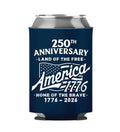 250th Anniversary - Home of the Brave Blue Koozie - 4699 Unisex , , , Long Sleeve Tee
