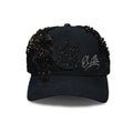 Cult X El Alfa Premium Snapback Trucker Hat in Black Unisex , , , Long Sleeve Tee