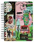 Jean-Michel Basquiat "in Italian" Wire-O Notebook Unisex , , , Long Sleeve Tee
