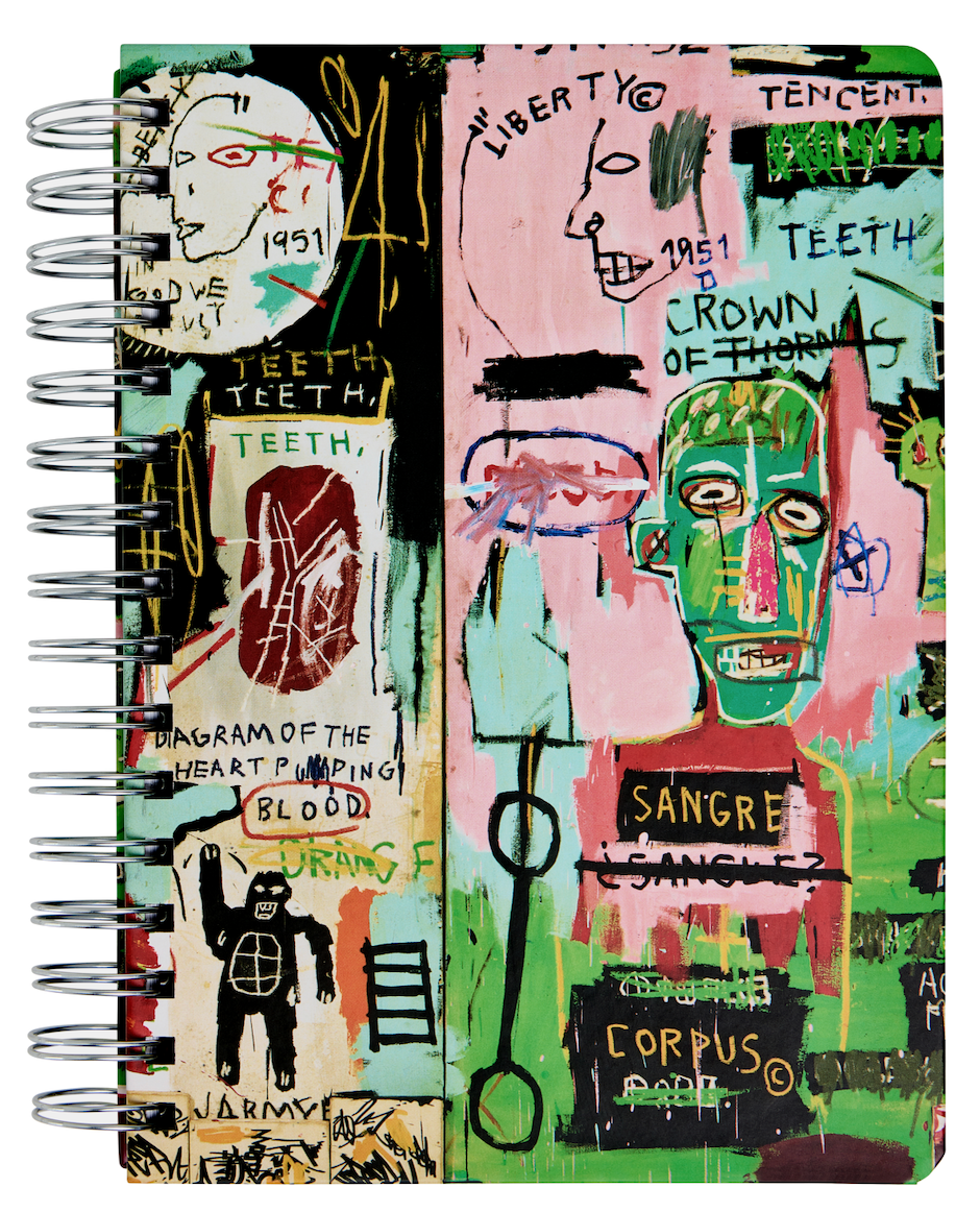 Jean-Michel Basquiat "in Italian" Wire-O Notebook Unisex , , , Long Sleeve Tee