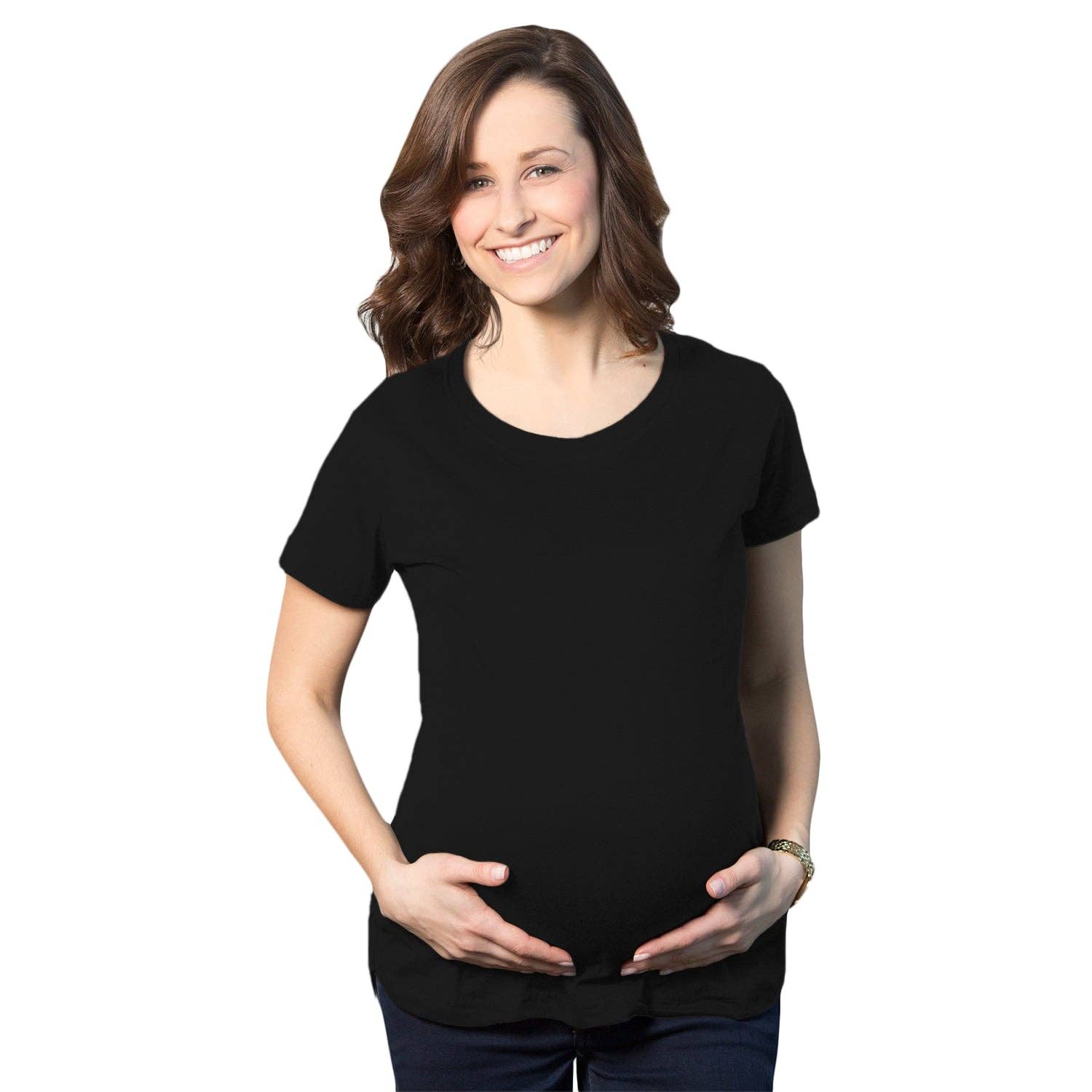 Blank Maternity T Shirt Unisex , , , Long Sleeve Tee