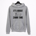 About Zamb Time Hockey Unisex Hooded Unisex , , , Long Sleeve Tee