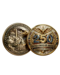 250th Anniversary Collector's Challenge Coin - 4823 Unisex , , , Long Sleeve Tee