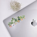 Potted Plants Sticker Unisex , , , Long Sleeve Tee