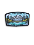 Mt. Rainier Np Patch Unisex , , , Long Sleeve Tee