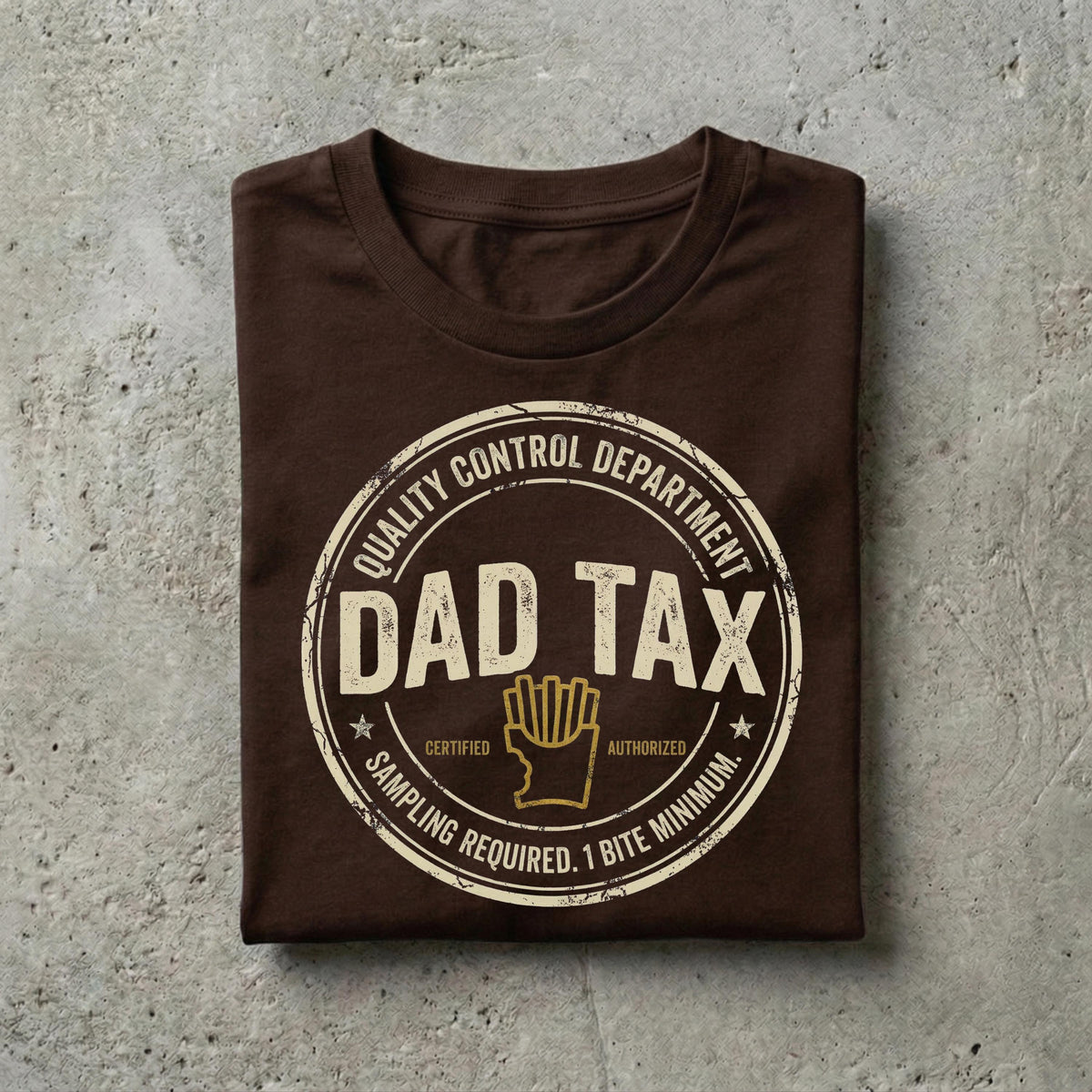 Dad Tax Foodie Sarcastic Snack Tee Fathers Day Unisex