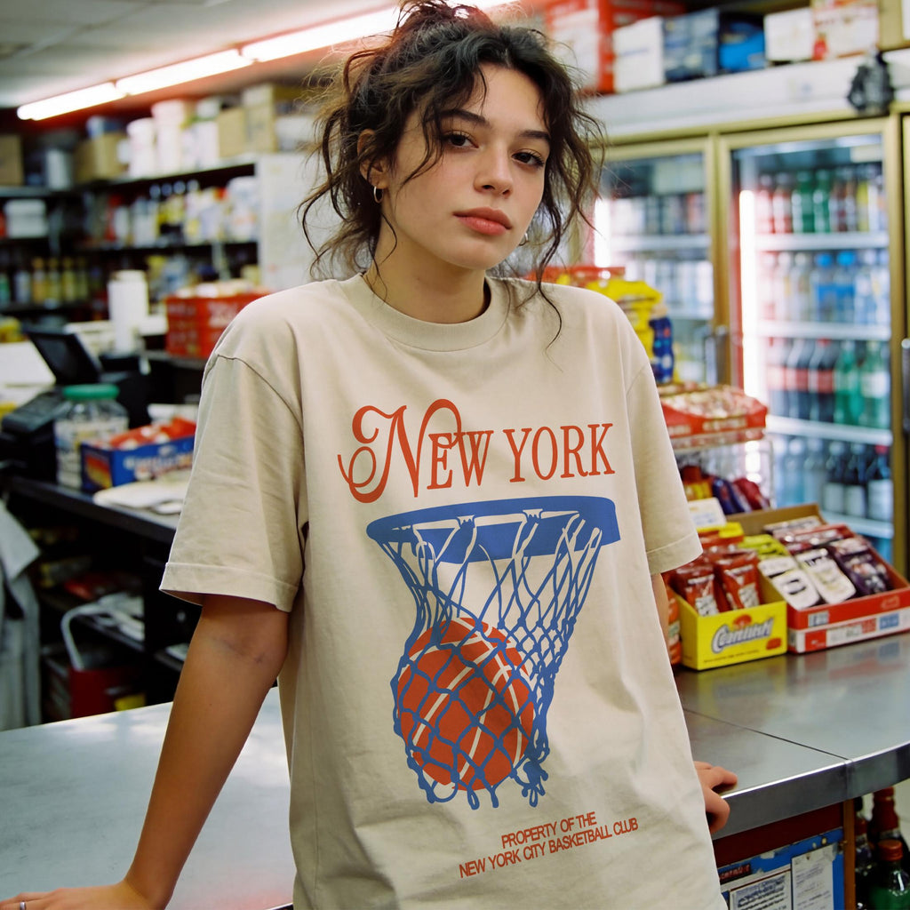 York Basketball Retro Ny Bball Streetwear Unisex