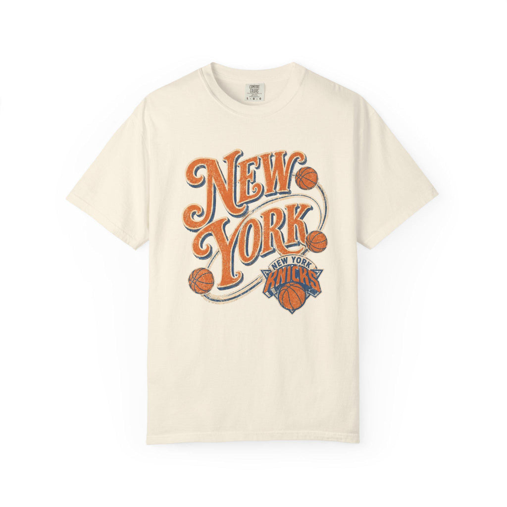 Vintage York Knicks Script Basketball Nba Team Tee Unisex