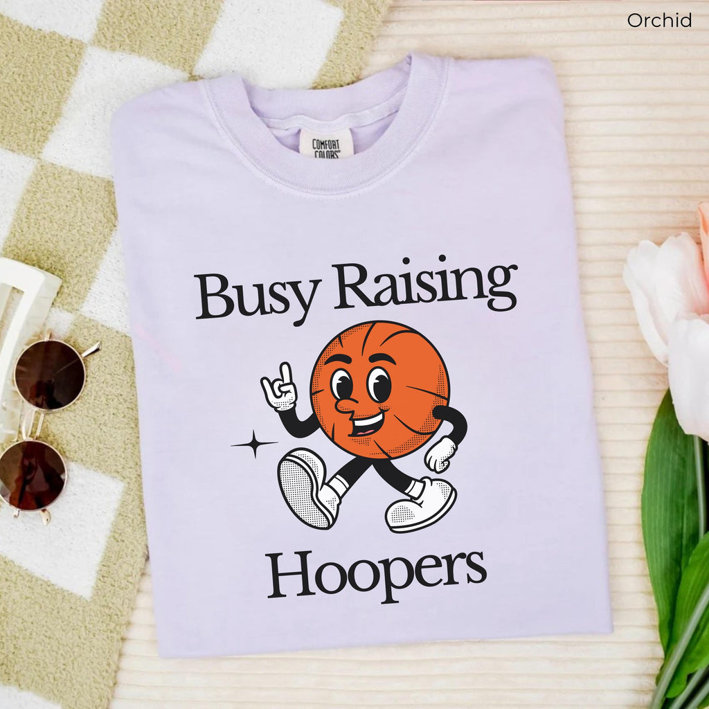 Retro Basketball Basketball Mom Basketball Dad Basketball Family Busy Raising Hoopers Sports Mom Vintage Basketball